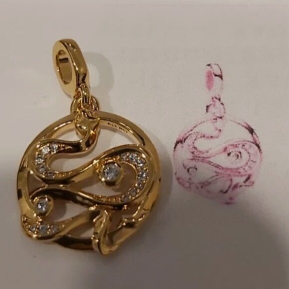 Authentic PANDORA *RETIRED* Pandora ME Pavé Snake Medallion 762301C01 - RARE - Picture 4 of 12
